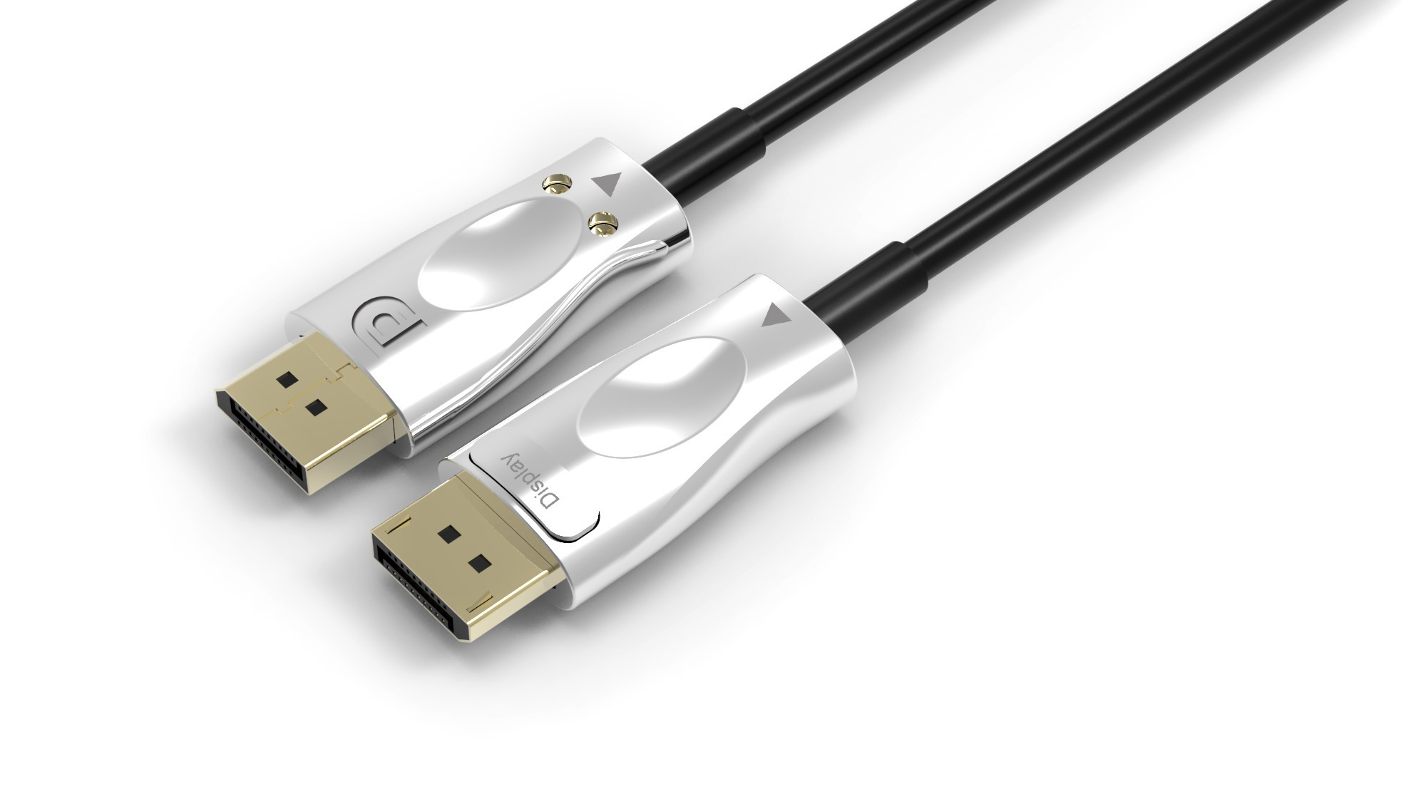 DisplayPort 1.4 AOC 光纖線 銀色款